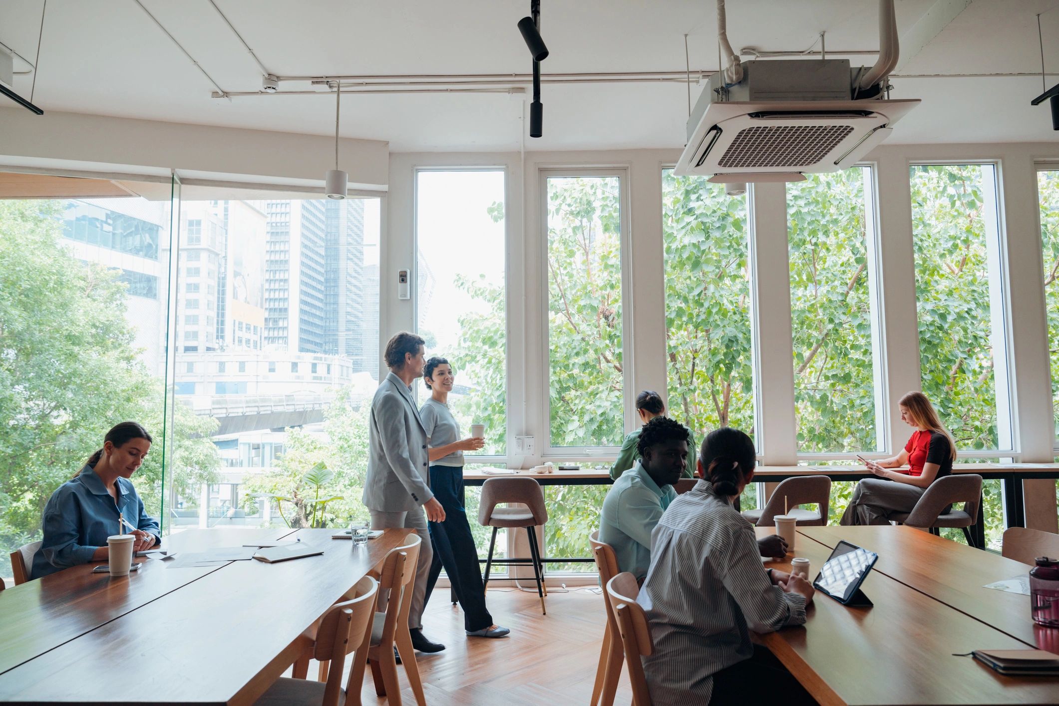 Collaborative creative workspace representing ongoing exploration